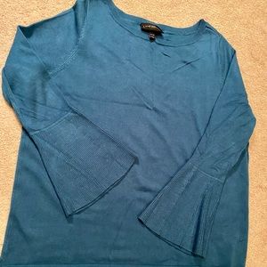 Flared sleeve sweater